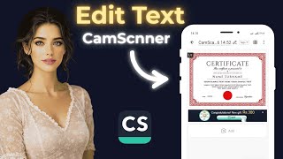 How To CamScanner Edit Text screenshot 4