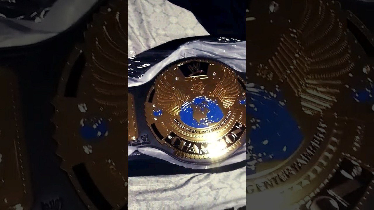 Attitude Era Championship replica Title belt