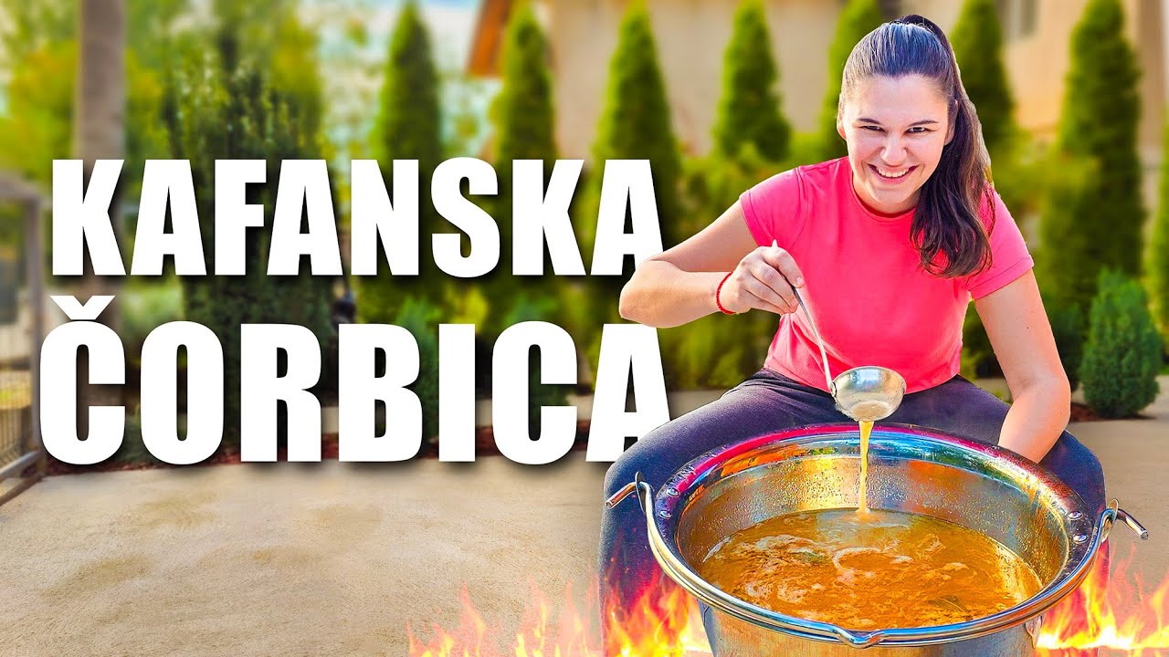 Prvi put spremamo TELEĆU ČORBU u kotlić! Napravili previše , 3 DANA smo samo ČORBU jeli!