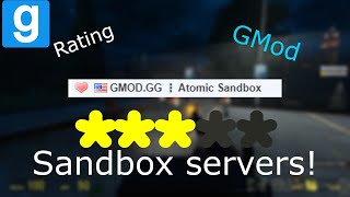 Rating Garry's Mod Sandbox servers!