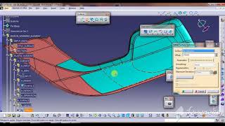 MAP POCKET  TUTOTIAL CATIA V5; GENERATE B & C SURFACE FROM A SURFACE / CLOSE VOLUME screenshot 5