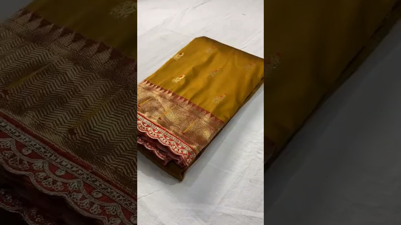 Paithani Soft Silk Scallop Border Lace Saree