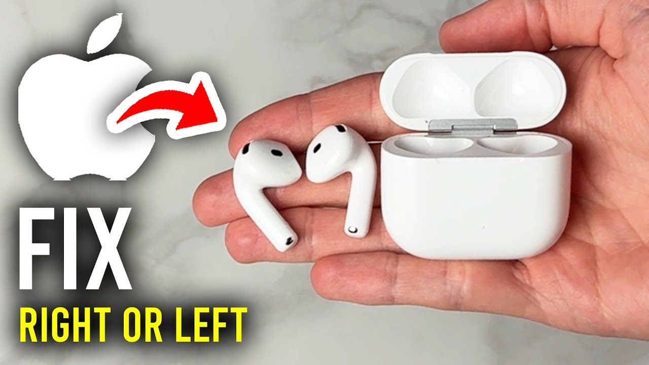 AirPods2 右耳故障 How To Fix Right or Left AirPod Not Working - Step By Step - YouTube