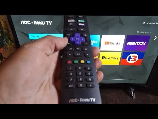 Televisor AOC Smart TV de 32“ con Roku 