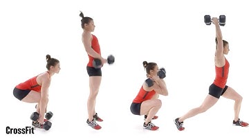 The Dumbbell Clean and Split Jerk