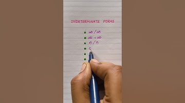Indeterminate Forms | Basics of Maths | Graze Education