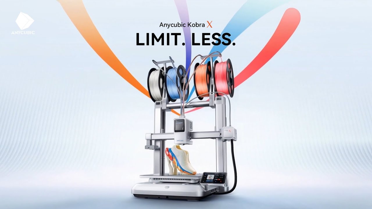 Anycubic Kobra X — Меньше ограничений. Больше печати.