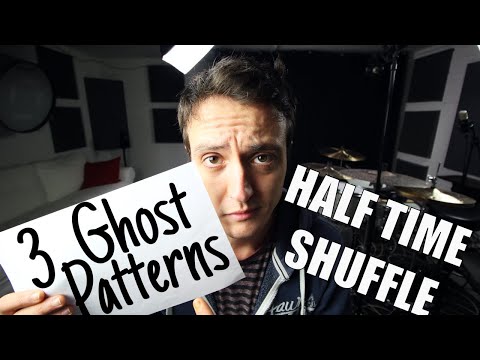 3 Ghost Note Patterns for the Half Time Shuffle - Daily Drum Lesson