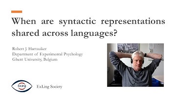 R.J. Hartsuiker ExLing 2021 keynote