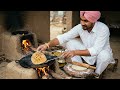 Punjabi Boy Cooking Baingan Bharta | Desi Village Style Recipe Baingan Ka Bharta #villagecooking