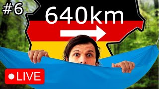 Walking Across Germany with Only a Hammock DAY 6 #live