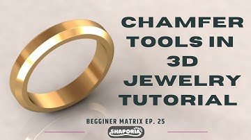 Chamfer Surface Tools Explained – Matrix 3D Jewelry Tutorial #tutorial #rhino #3dmodeling