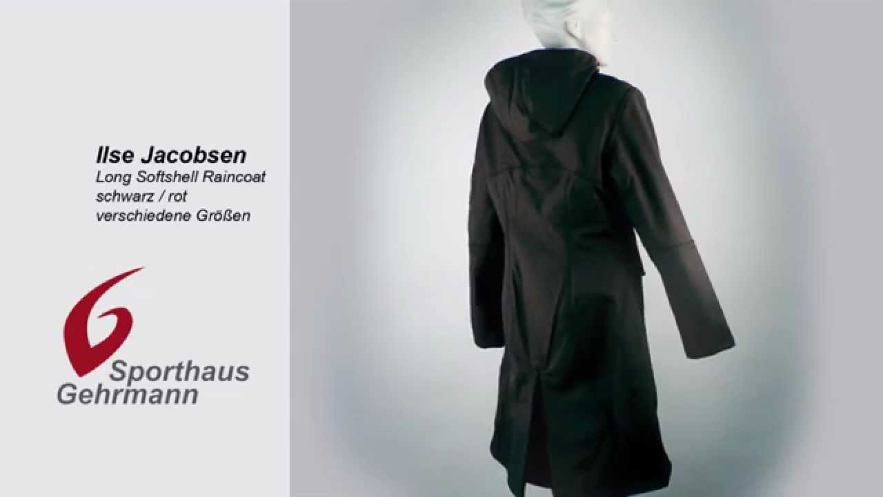 ilse jacobsen long softshell raincoat