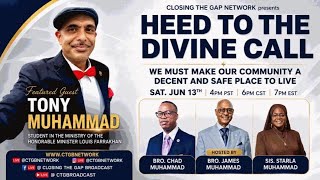 Heed To The Divine Call "We Must Make Our Community A Decent And Safe Place To Live"