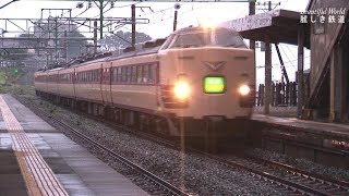 485系快速「くびきの」&「トワイライトエクスプレス」&長電ゆけむり、スノーモンキー 2014.8 HDV 1691