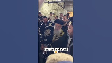 Thumbnail of Rabbi dancing with Torah 🥰#shabbat #shalom #rabbi