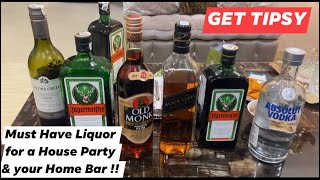 Must Have Liquor for a House Party & your Home Bar | Wine / Whiskey / Vodka / Rum / Jagermeister screenshot 5