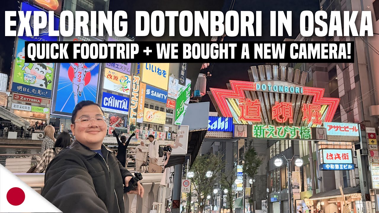 Exploring DOTONBORI + Quick FOODTRIP in OSAKA, JAPAN 🇯🇵 | Ivan de Guzman
