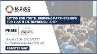 ECOSOC Youth Forum 2025 Side event: Youth Action