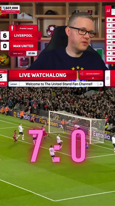 Goldbrige React to 7:0 loss of man utd #liverpool #manchesterunited