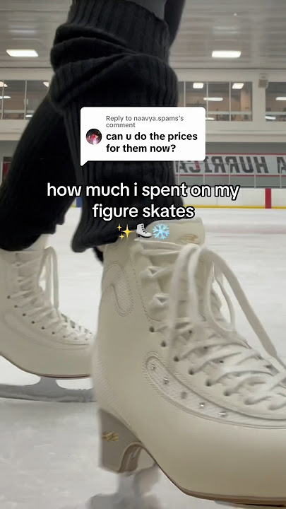 how much i spent on each pair of my figure skates! ❄️⛸️ #figureskating #iceskating #figureskater