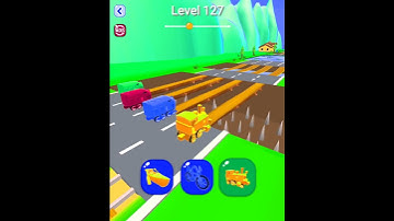 Shape-shifting Funny Race All Levels Gameplay Walkthrough Master Level #127 BeamNG.drive #Shorts