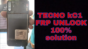 TECNO KC1 FRP UNLOCK 100%SOLUTION। SP TOOLS FLASHING।TECNO KC1 GMAIL ACCOUNT BYPASS