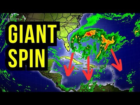 Giant Storm brings Tropical Storm Winds...