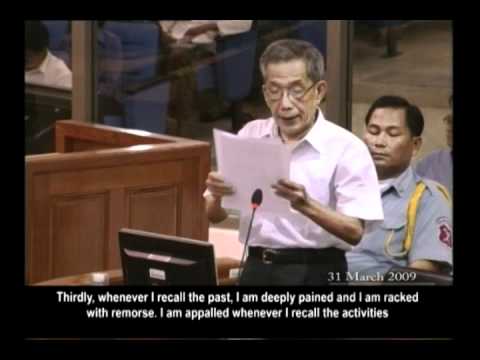 Statements of apology 31 March 2009: Kaing Guek Eav