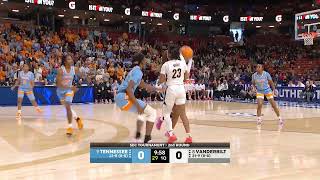 Lady Vols basketball highlights of 84-76 loss to Vanderbilt
