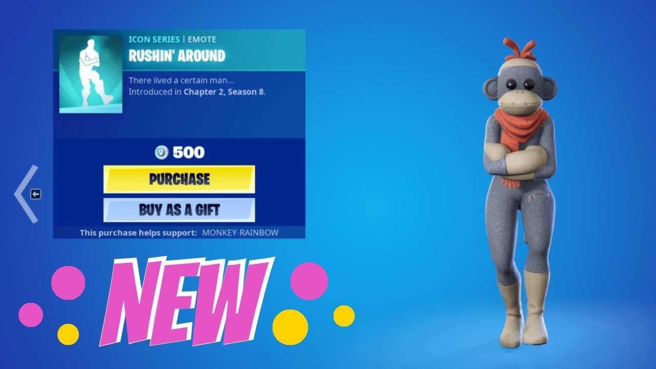 Fortnite Icon Series Rushin Around Emote (Rasputin Song) YouTube