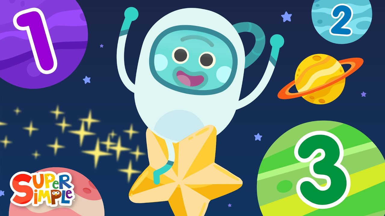8 Little Planets | Counting Song With The Bumble Nums! | Super Simple Songs 8 Little Planets | Counting Song With The Bumble Nums! | Super Simple Songs
