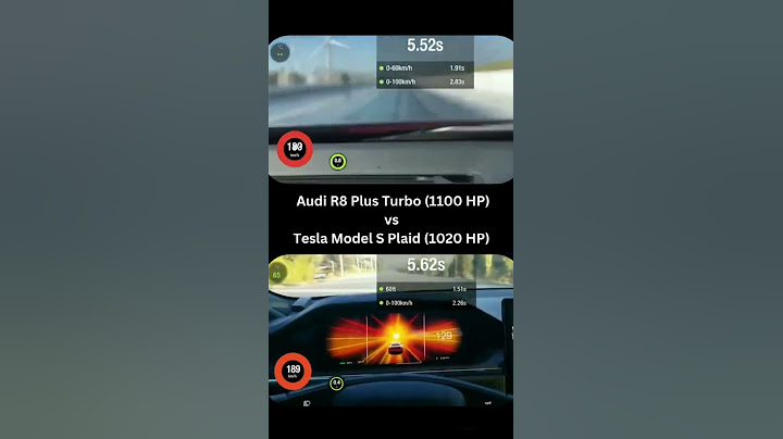 Audi R8 Plus Turbo 1100 HP vs Tesla Model S Plaid 1020 HP EV vs Tuned supercar in a Drag Race