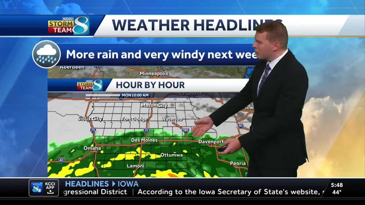Breezy and mild Saturday with isolated showers - YouTube