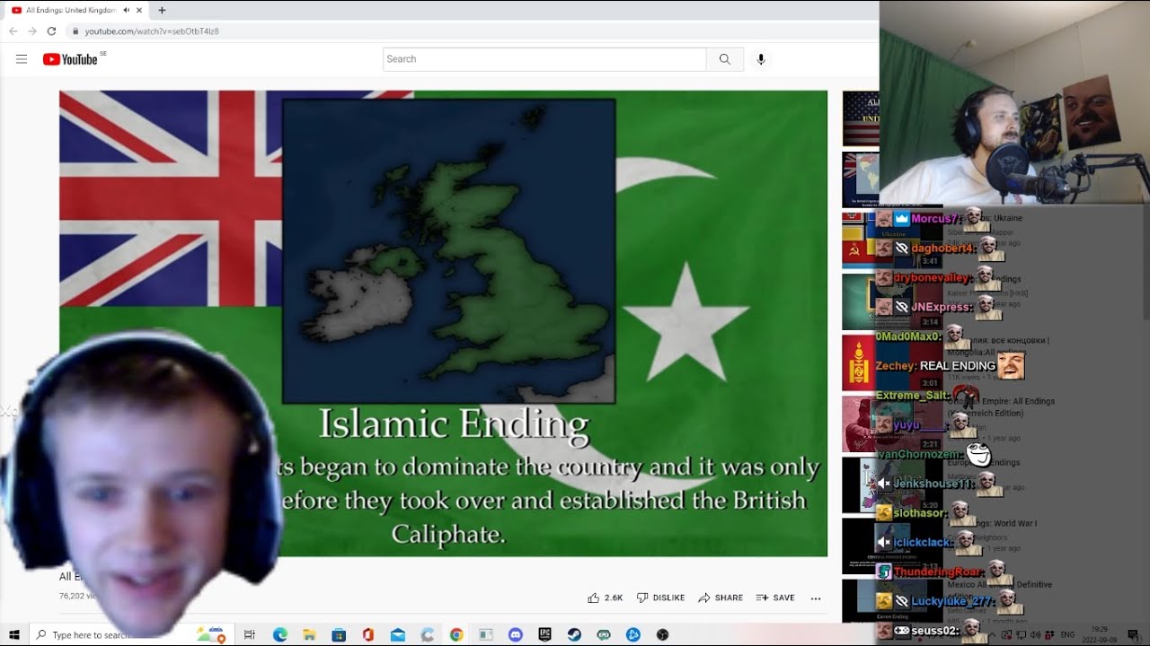 Forsen reacts to All Endings: United Kingdom