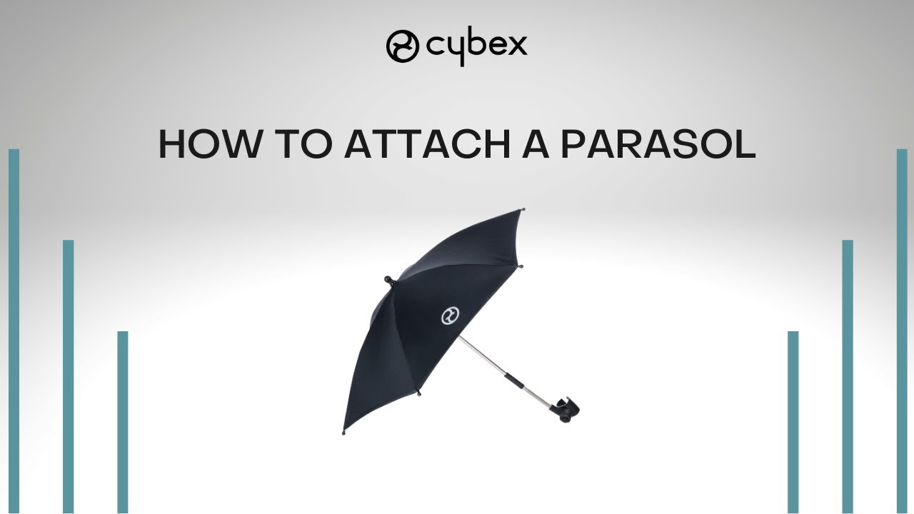 assistent maandelijks Poort How to Attach a Parasol | Eezy S Twist 2 | Eezy S Twist+2 | CYBEX Tutorial  - YouTube