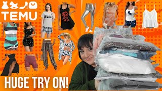 HUGE TEMU Clothing Haul Try One | Pictures Vs. Reality | So impressed!