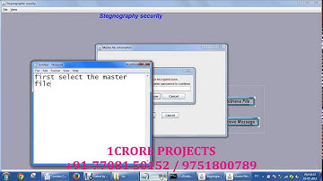Lossless Compression And Information Hiding In Images Using Steganography | 1 Crore Projects