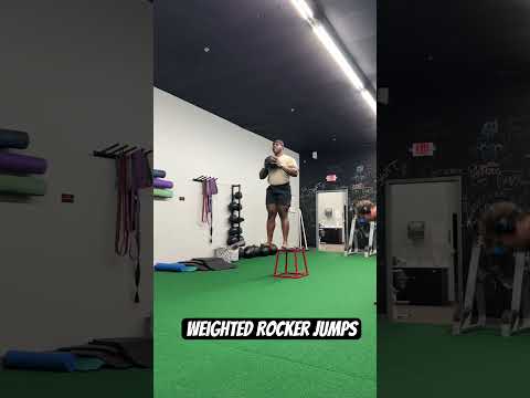 Weighted Rocker Jump | Jump higher #plyometrics #jumptraining - YouTube