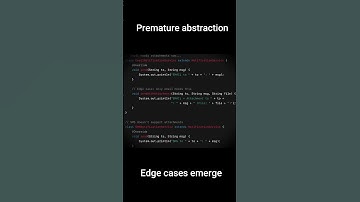 One Dangerous Code Smell: Premature Abstraction (Don’t Do This Yet!) #CodeSmells #CleanCode  #YAGNI