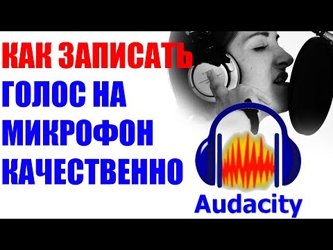 Запись голоса на музыку в Audacity. Как записать голос под фонограмму Записать голос под минус.