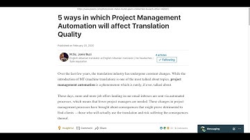 How will PM Automation affect Translation Quality??