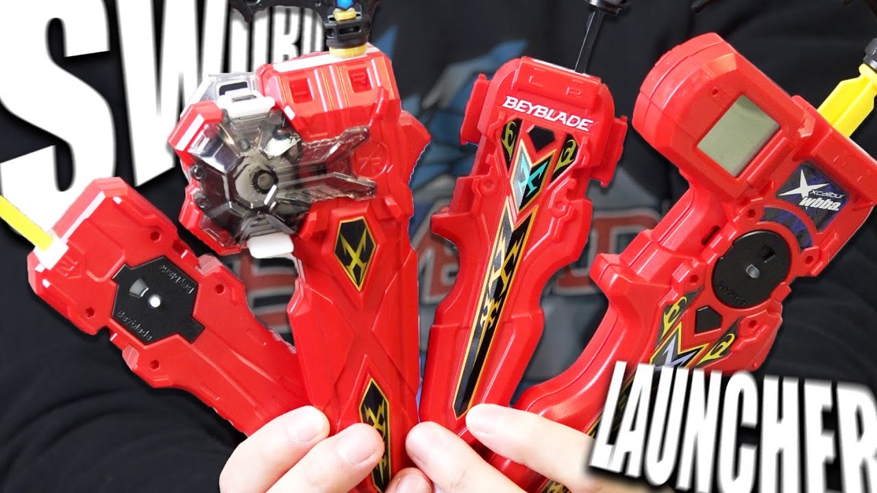 EVOLUTION OF SWORD LAUNCHERS Ultimate Beyblade Burst Sword Launcher 