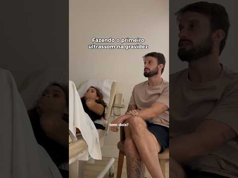 Fazendo o primeiro ultrassom na gravidez e descobrindo se são gêmeos