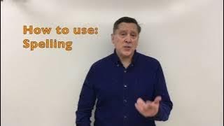 How to Use the Spelling webpages on TeachCandy.com