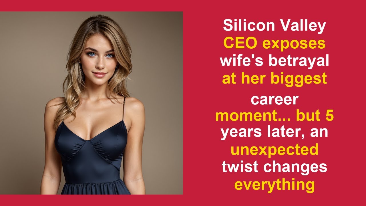 Silicon Valley CEO exposes wife's betrayal at her biggest career moment... but 5 years later, an..