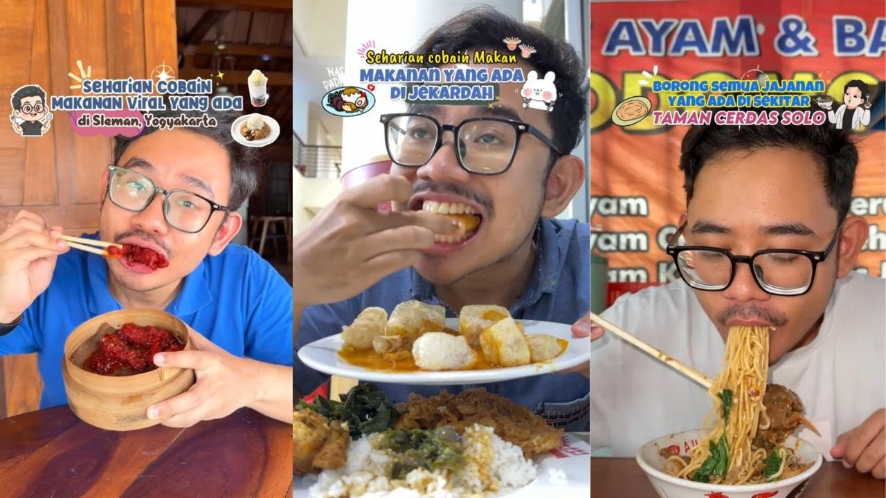 Seharian Kulineran Viral Di Jogja, Jakarta, Bali, Solo, Dan Jajan Makanan Enak Random Tiktoker Ravie