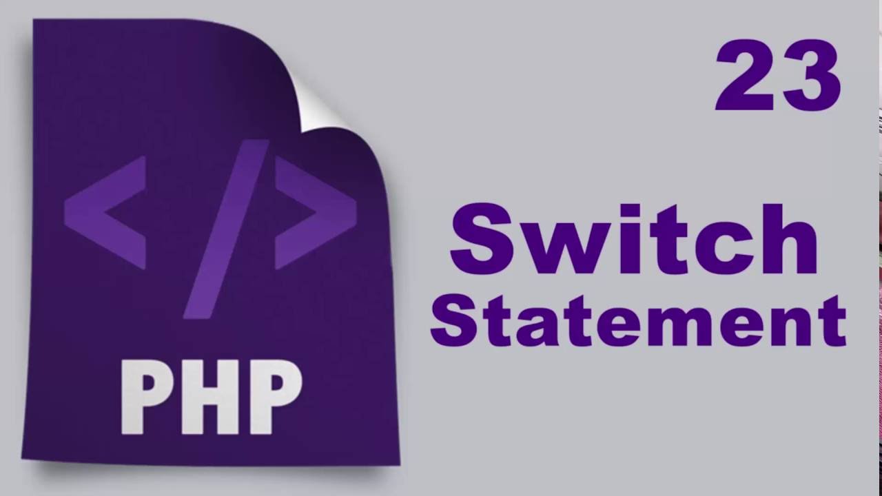 Php Tutorials in Urdu - 23 - Switch Statement - YouTube