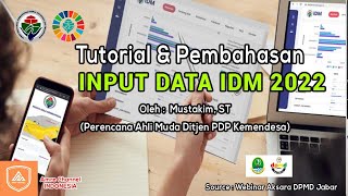 part 3 | Tutorial dan Pembahasan Cara Input Data IDM 2022 - DATA DEMOGRAFI Desa #cara input data idm