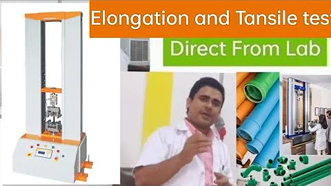 Elongation test|pvc pipe lab testing| Pvc,Hdpe,lab test| PVC pipe all test video @CIPETTECHinHINDI